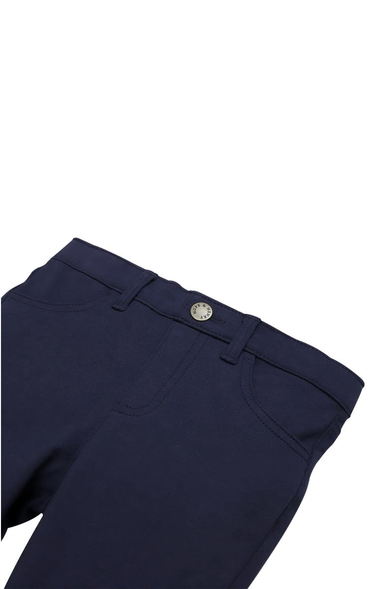 Hope & Henry Baby Girls' Ponte Pull-On Jegging, Infant, Alternate, color, Navy Jegging
