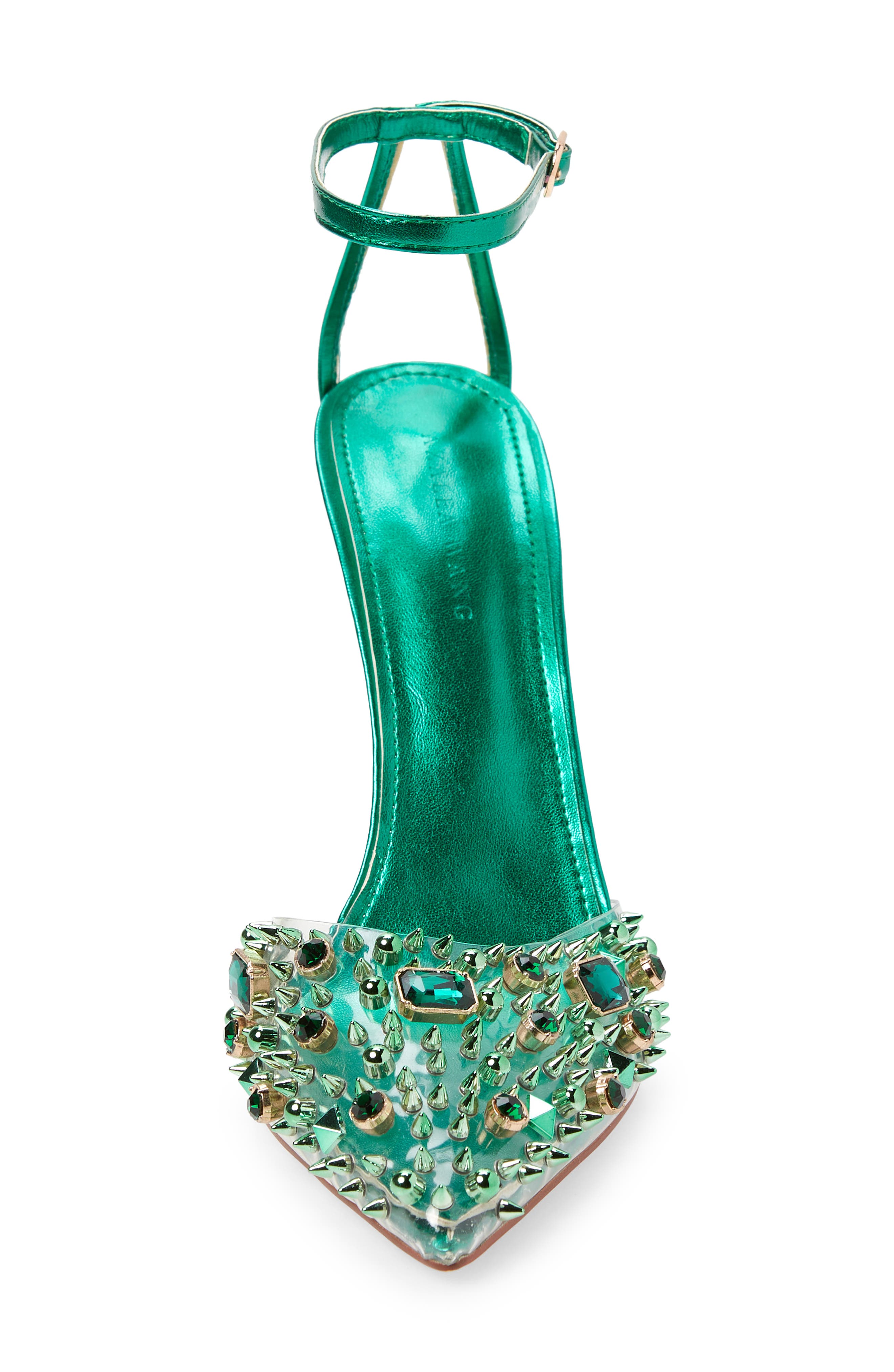 Popstar Sandal, Alternate, color, EMERALD