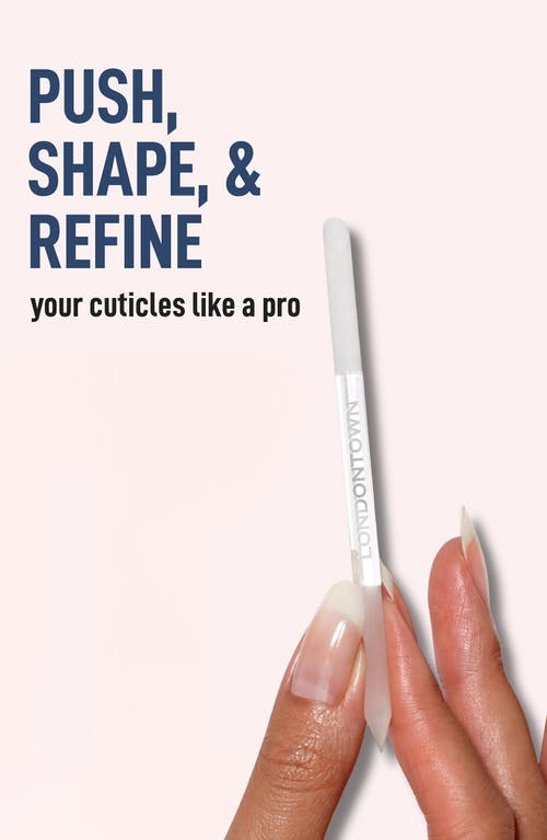 Londontown Double Sided Glass Cuticle Pusher