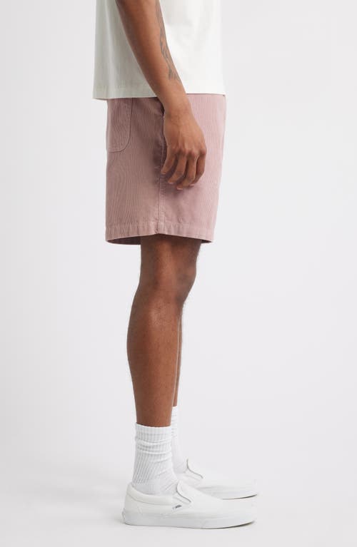 Obey Easy Pulp Cotton Corduroy Shorts In Neutral