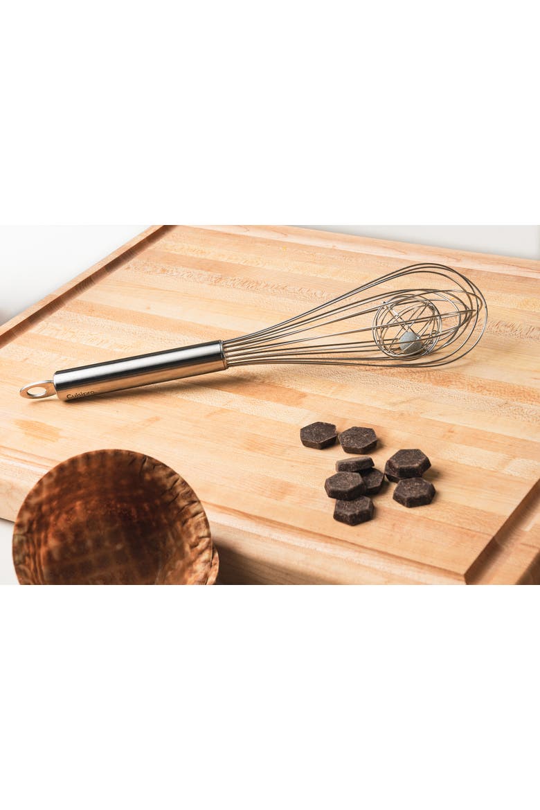 12 Inch Duo Whisk Stainless Steel Ball Whisk Solid Handle, Alternate, color, Silver