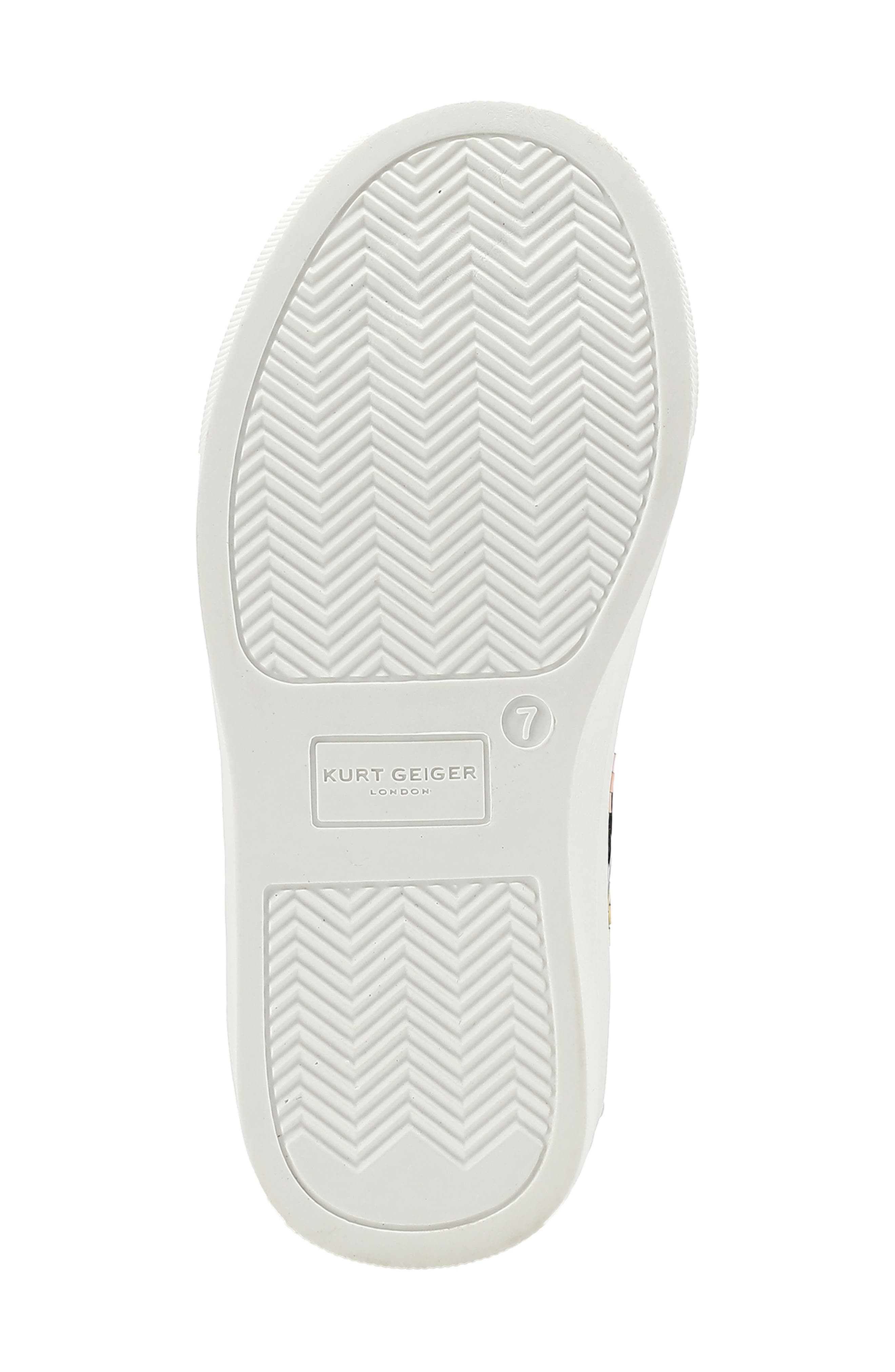 Kurt Geiger London Kids
 Mini Laney Weave Sneaker, Alternate, color, Black Multi