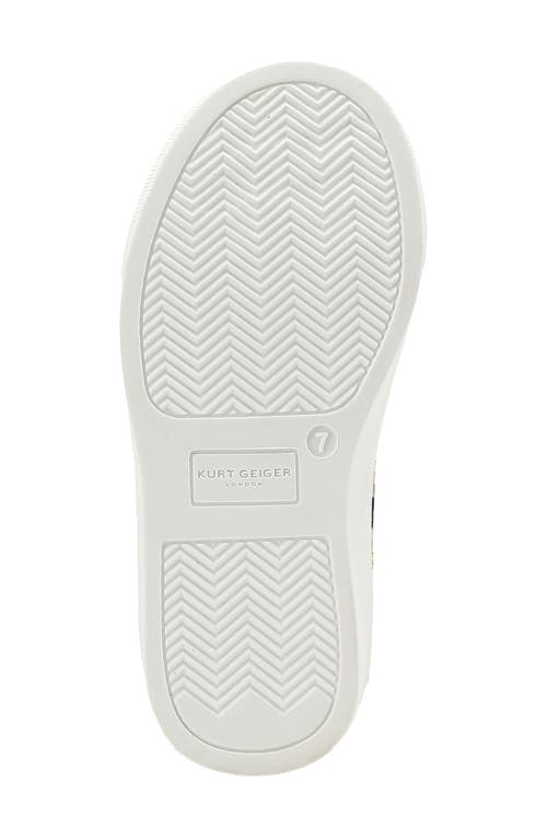 Kurt Geiger London Kids' Mini Laney Weave Sneaker In Multi