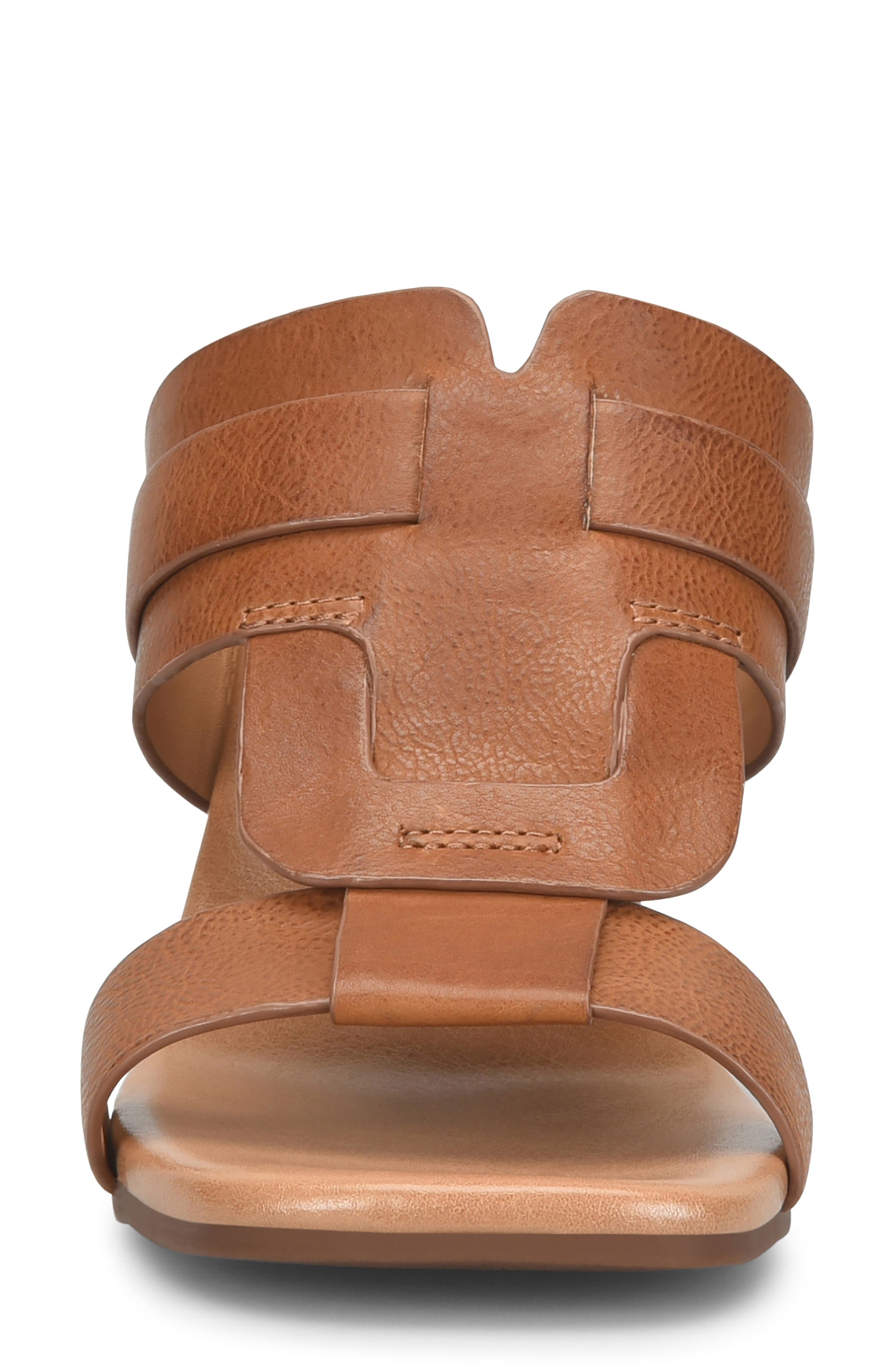 Brynn Mule Sandal, Alternate, color, TAN LEATHER