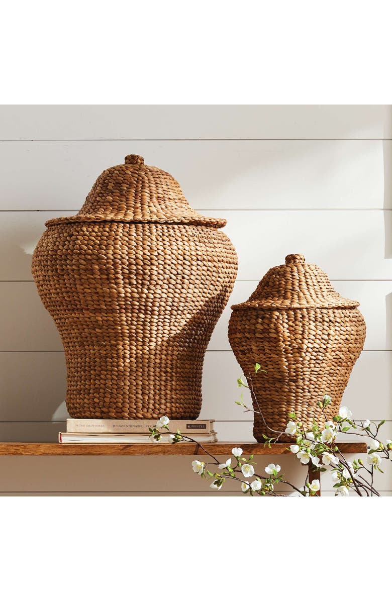 Napa Home & Garden Water Hyacinth Ginger Jars, Set Of 2, Alternate, color, 