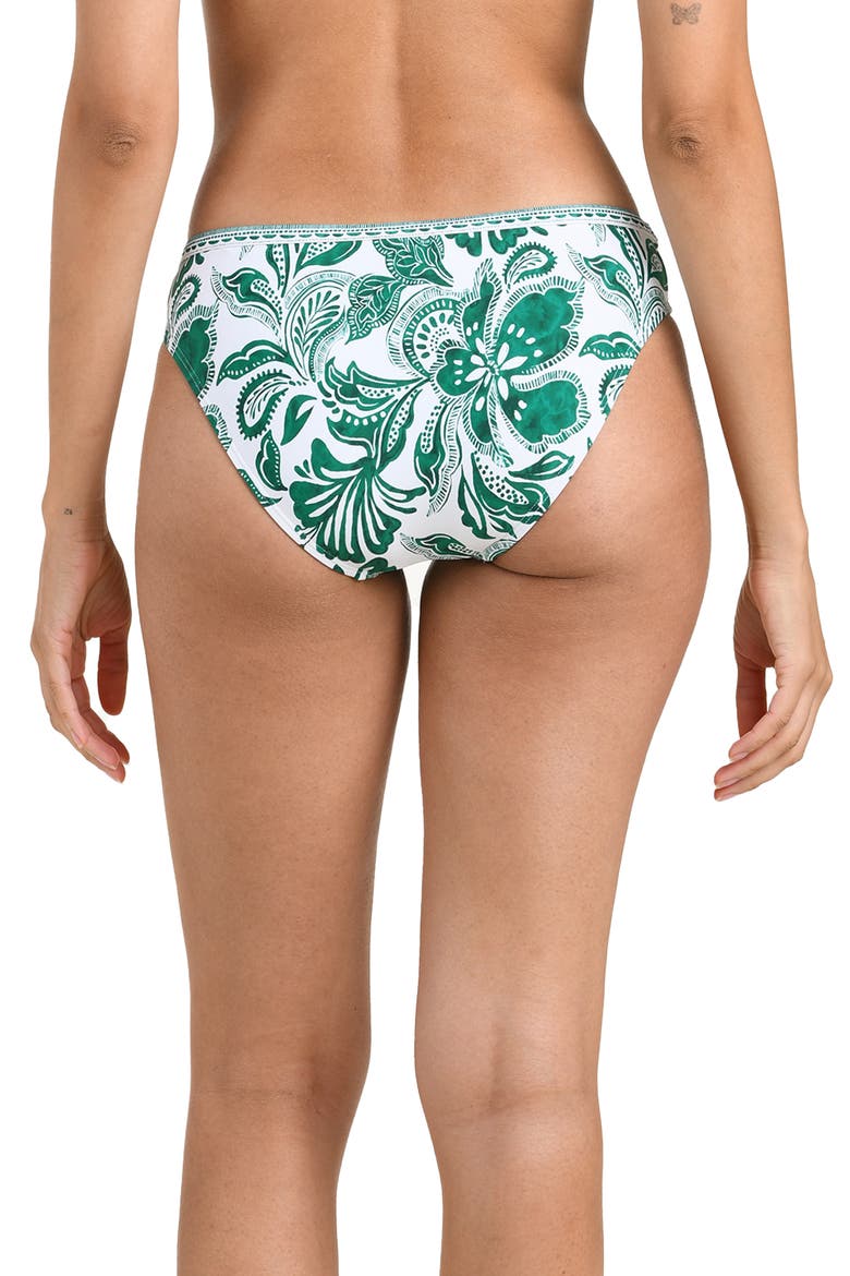 Botanical Brocade Bikini Bottoms, Alternate, color, JUNGLE