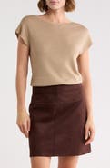 ELIE ELIE TAHARI Extended Sleeve Crewneck Sweater