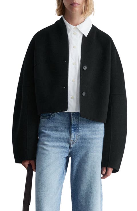 Women's Cropped Wool & Wool-Blend Coats | Nordstrom