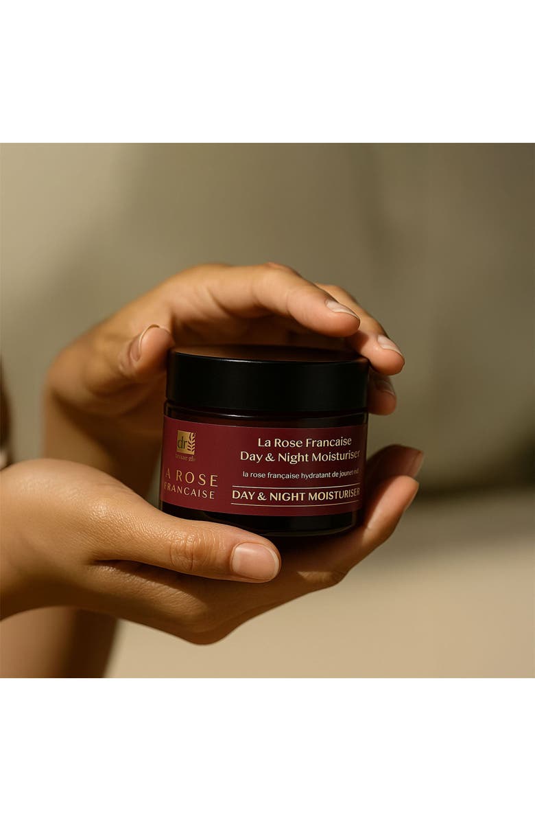 DR BOTANICALS La Rose Française Skin Renewal Duo Moisturiser for Hydration & Radiance 50 ml, Alternate, color, White