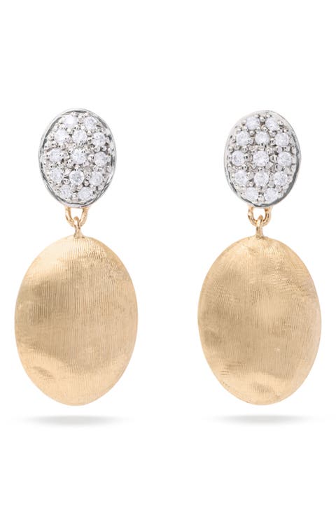 Siviglia 18K Yellow Gold & Diamond Drop Earrings