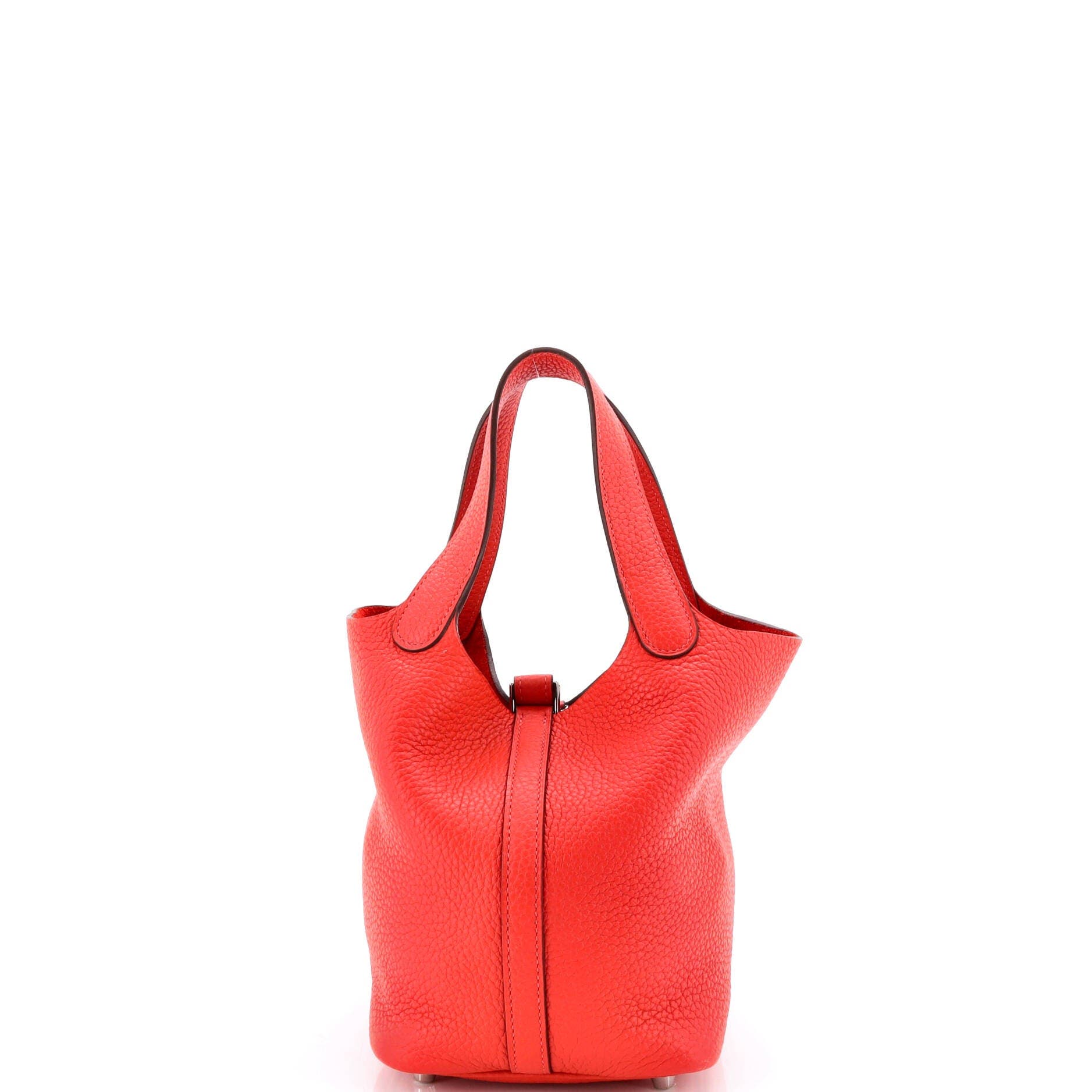 Pre-Owned Hermes Picotin Lock Bag Clemence PM, Alternate, color, Orange Poppy