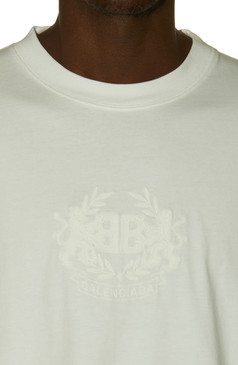 Balenciaga Oversize Glow in the Dark Graphic Tee, Alternate, color,