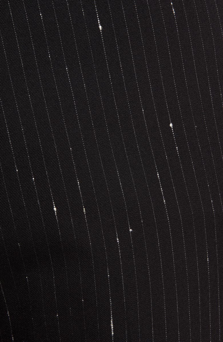 Christopher Bates Slim Fit Metallic Shooting Stripe Wool Blend Trousers, Alternate, color, 