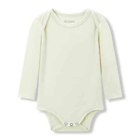 Luxe Solid Long Sleeve One Piece (Baby)