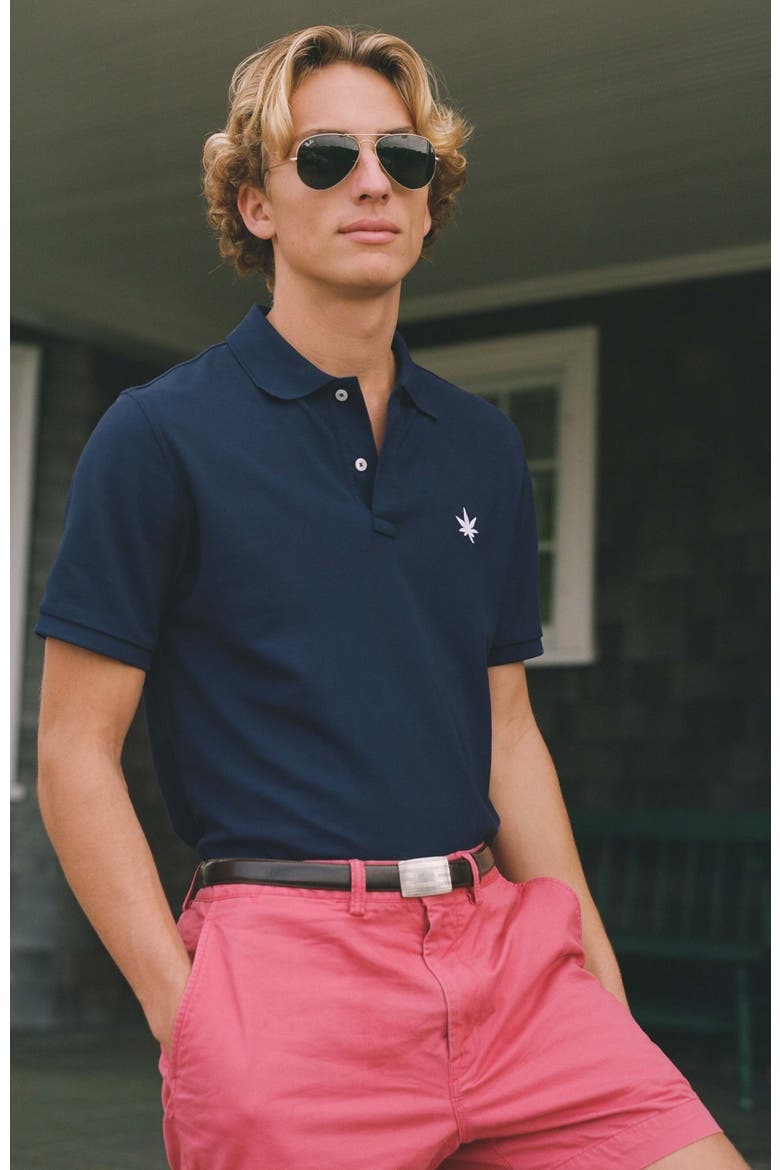 1983 Classic Pique Polo, Alternate, color, Navy White