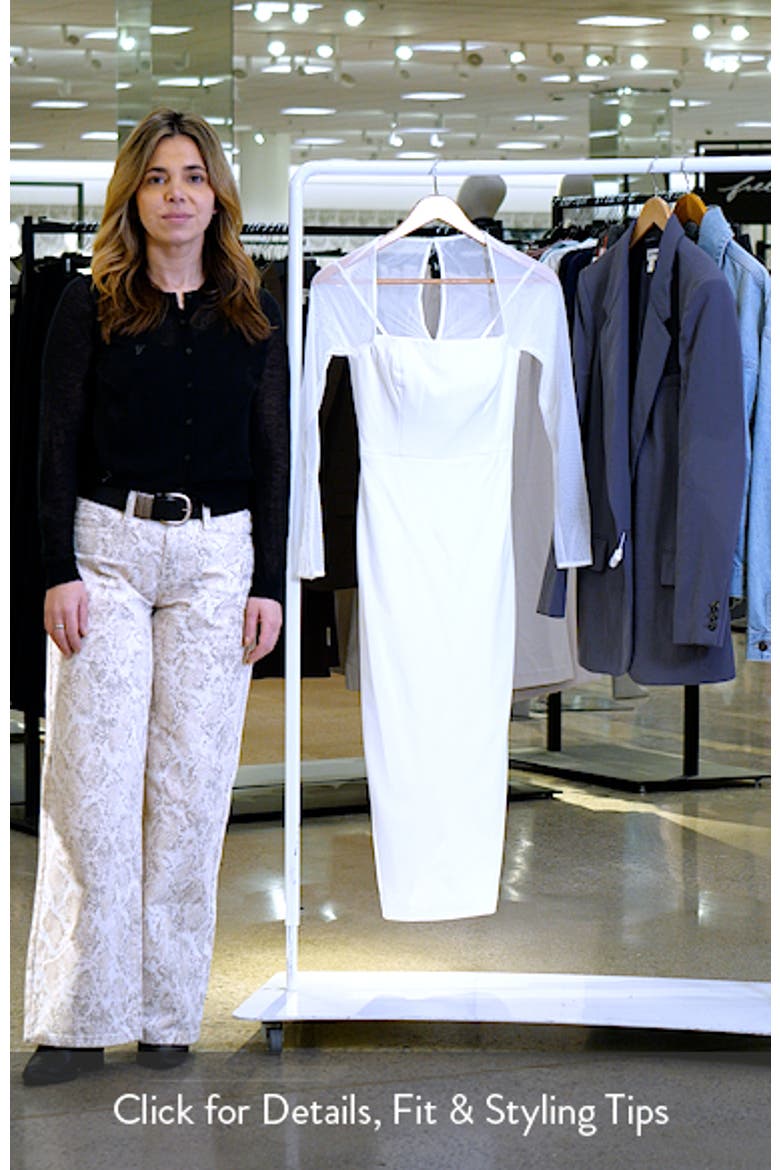 Maxine Long Sleeve Midi Dress video