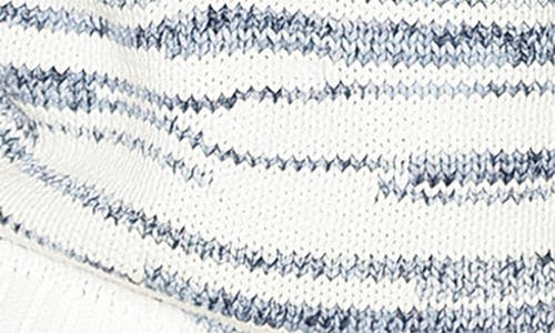 Matty M . Nordic Half Zip Sweater In Blue