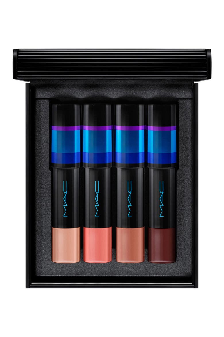 M·A·C 'Irresistibly Charming - Nude' Mini Patentpolish Lip Pencil Set (Limited Edition), Main, color, NONE