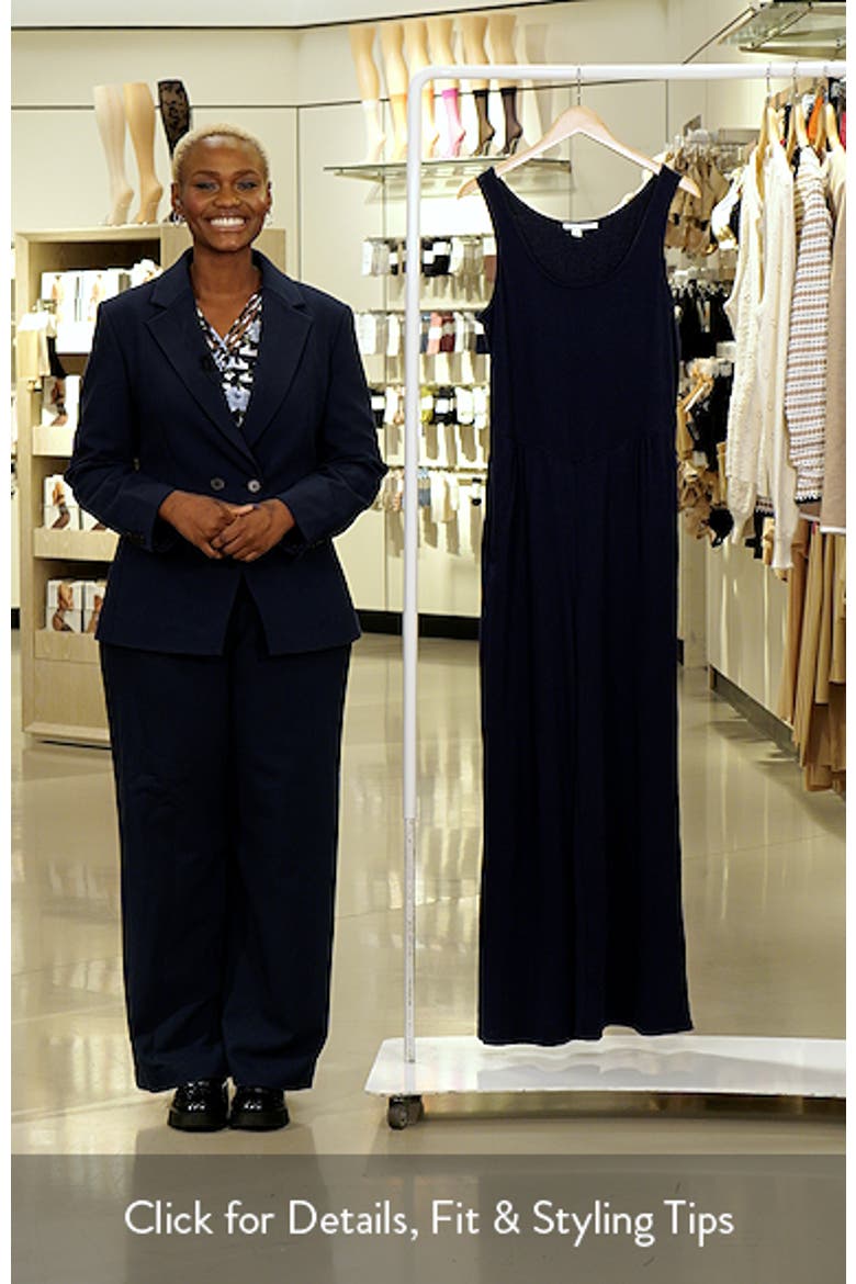 Eira Smocked Sleeveless Wide Leg Jumpsuit video