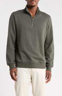 French Terry Quarter Zip Sweatshirt