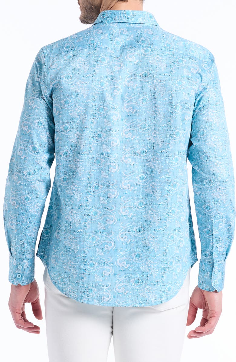 Robert Graham Long Sleeve Button-Up Shirt, Alternate, color, Light Blue