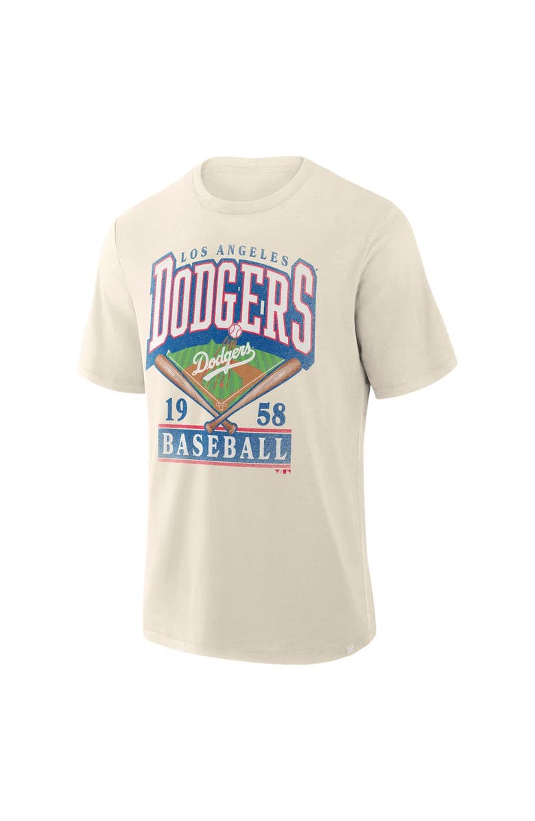 FANATICS Men's Profile Cream Los Angeles Dodgers Big & Tall Screen Print T-Shirt, Alternate, color, Cream