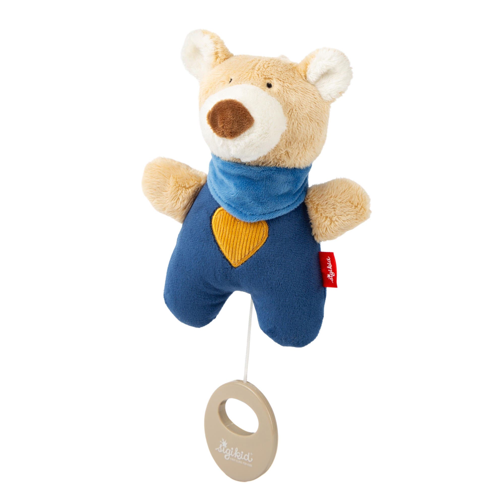 sigikid Mini Bear Musical Toy in Multicolored 