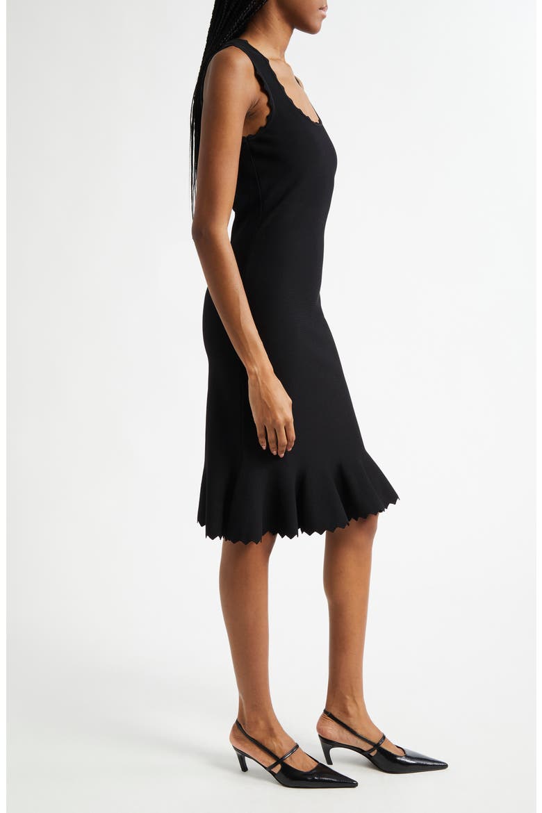 Sleeveless Knit Dress, Alternate, color, SOLID BLACK
