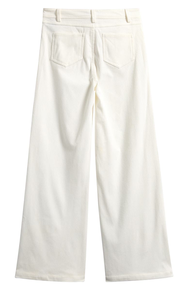 Tractr Kids' Wide Leg Corduroy Pants, Alternate, color, Winter White