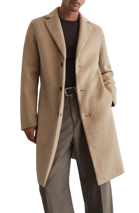 Knight Wool Blend Epsom Coat