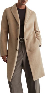 Reiss Knight Wool Blend Epsom Coat