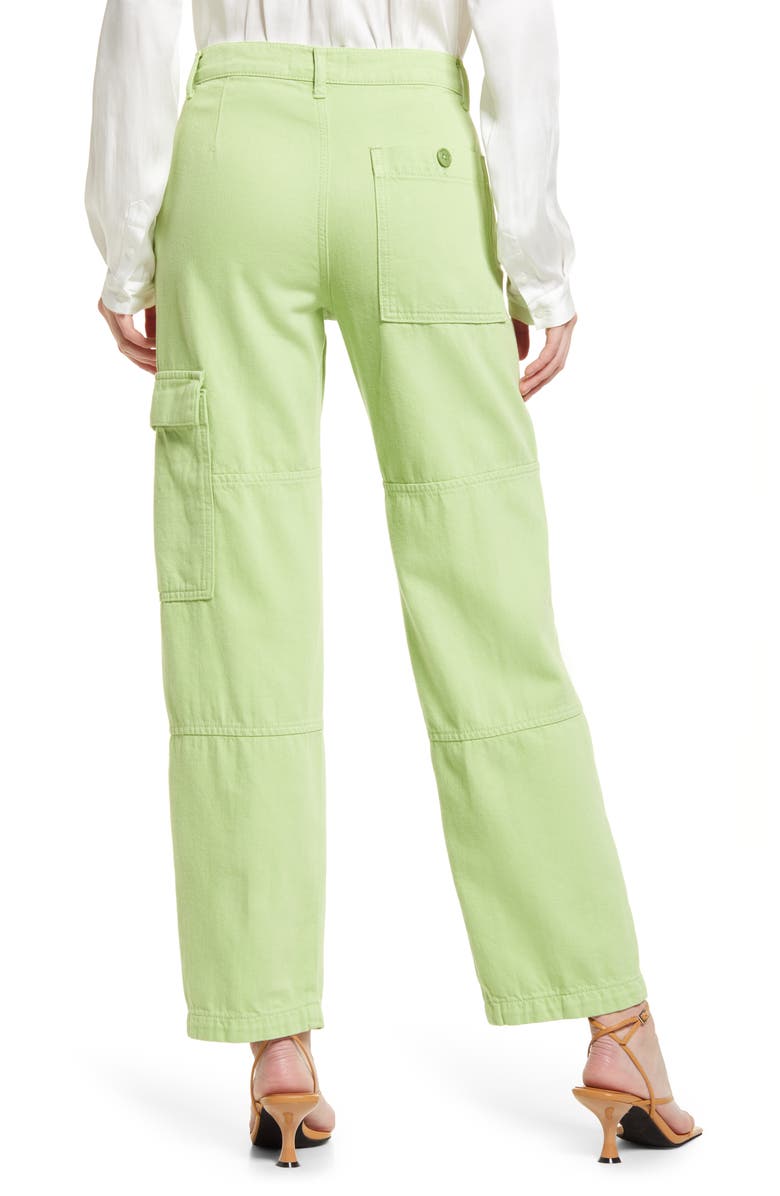 Reformation Bailey High Waist Organic Cotton Utility Pants, Alternate, color, 