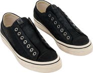 John Varvatos 315 Vulc Laceless Low Calf Hair Sneaker