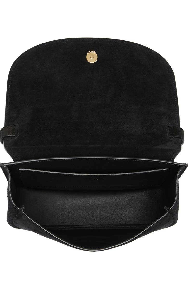 Saint Laurent Medium Kaia Suede Crossbody Bag, Alternate, color,