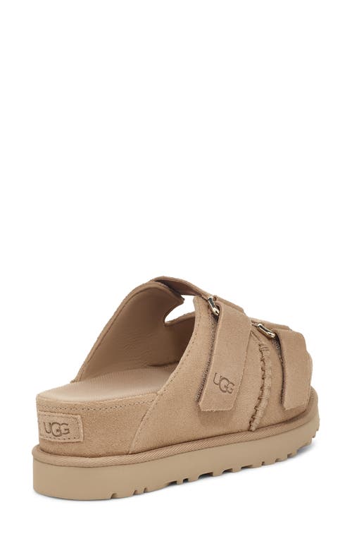 Ugg ® Goldenstar Platform Slide Sandal In Sand