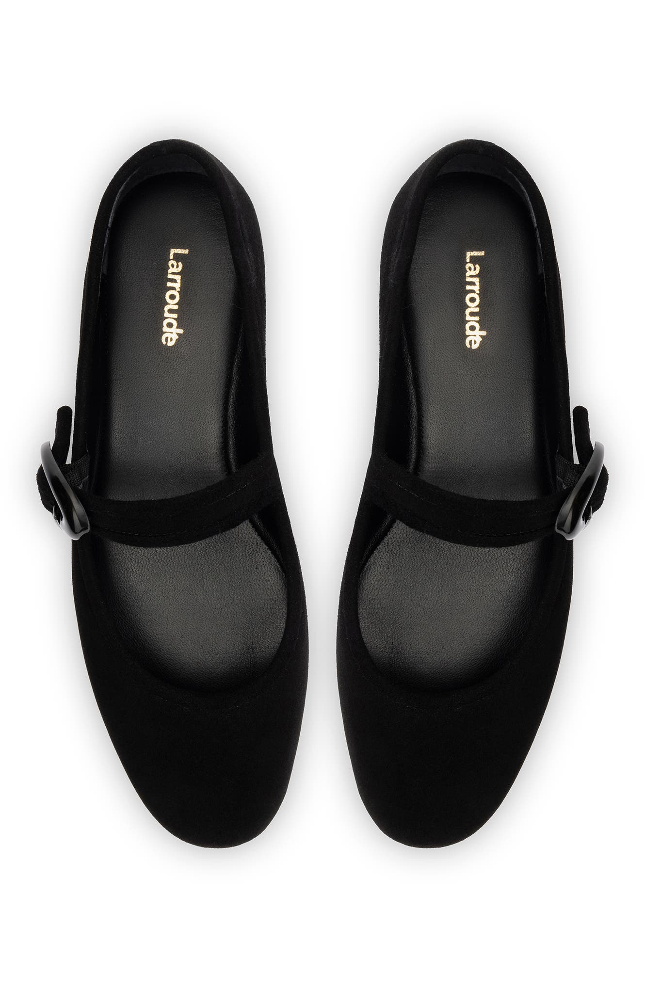 Larroudé Verona Ballet Flat, Alternate, color, Black