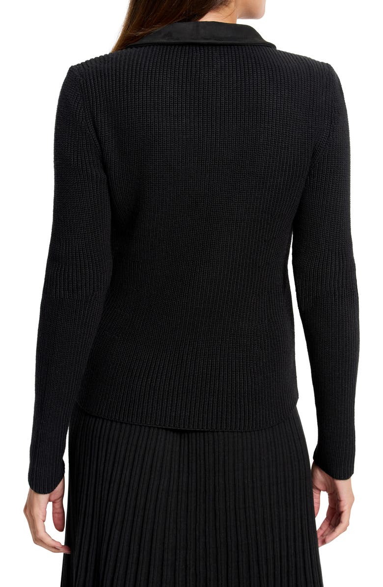 NIC+ZOE Mixed Media Moto Jacket, Alternate, color, 