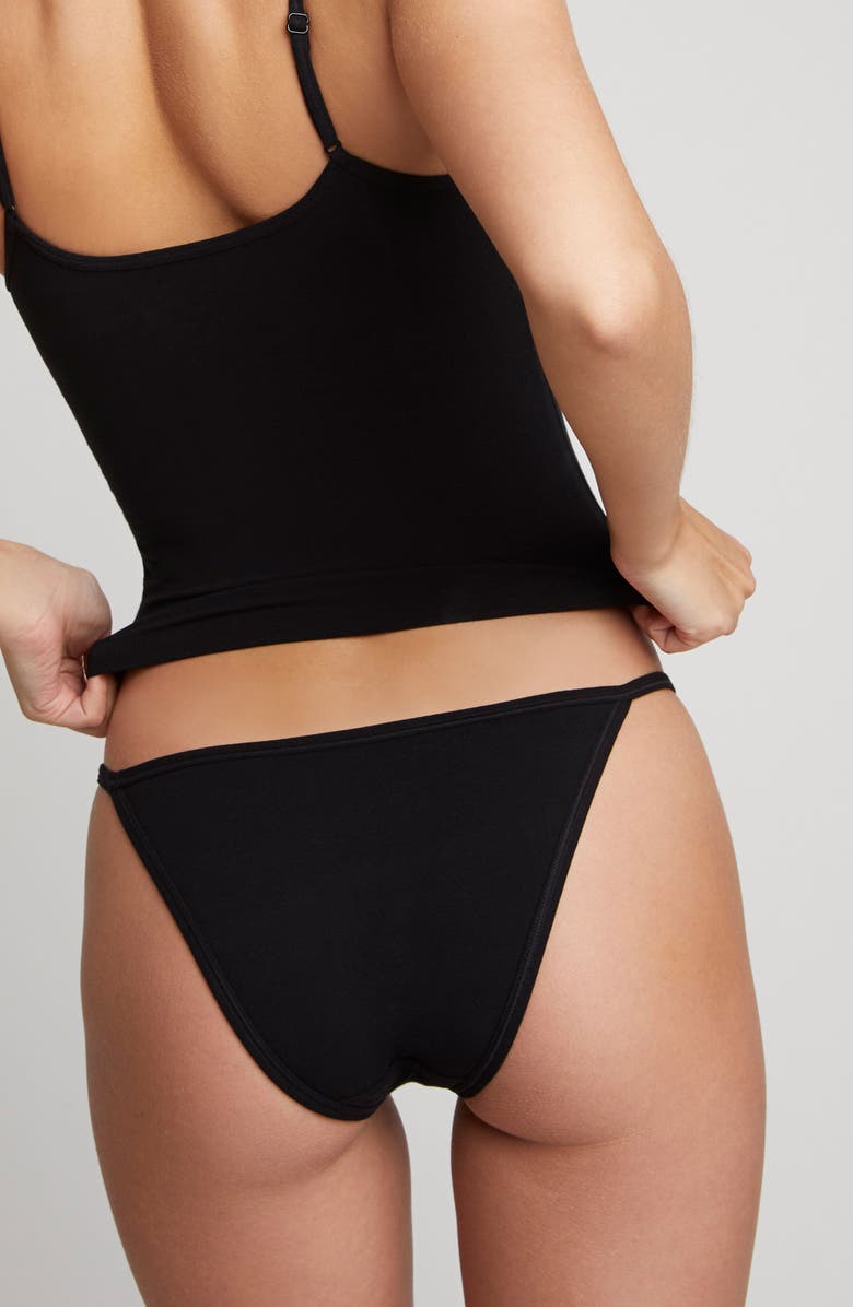 Negative Underwear Cloud Cotton String Bikini 3-Pack, Alternate, color, Deep