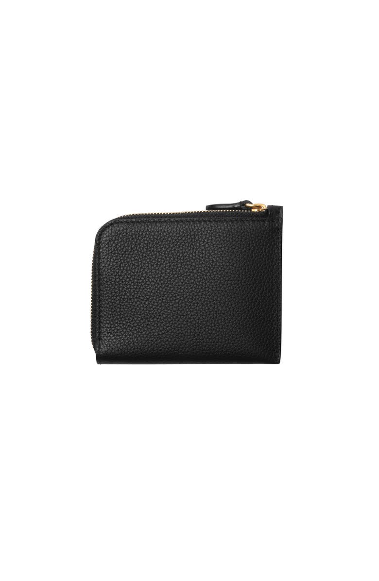 Burberry Bloomsbury Zip Wallet & Cardcase, Alternate, color, Black/Calico Beige