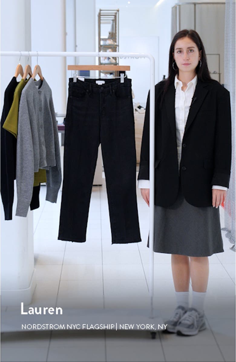 Good Crop Straight Leg Jeans, sales video thumbnail