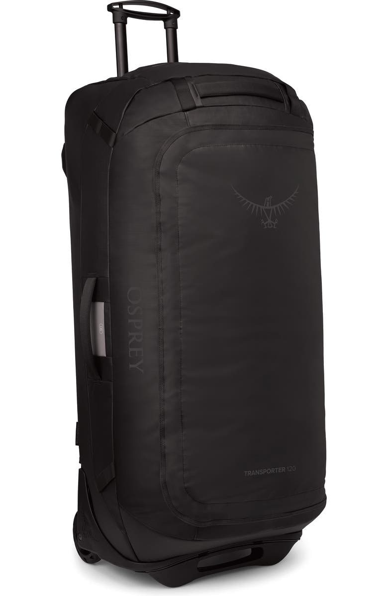 Osprey Transporter 120-Liter Duffle Wheeled Luggage, Alternate, color, Raven Black/Black