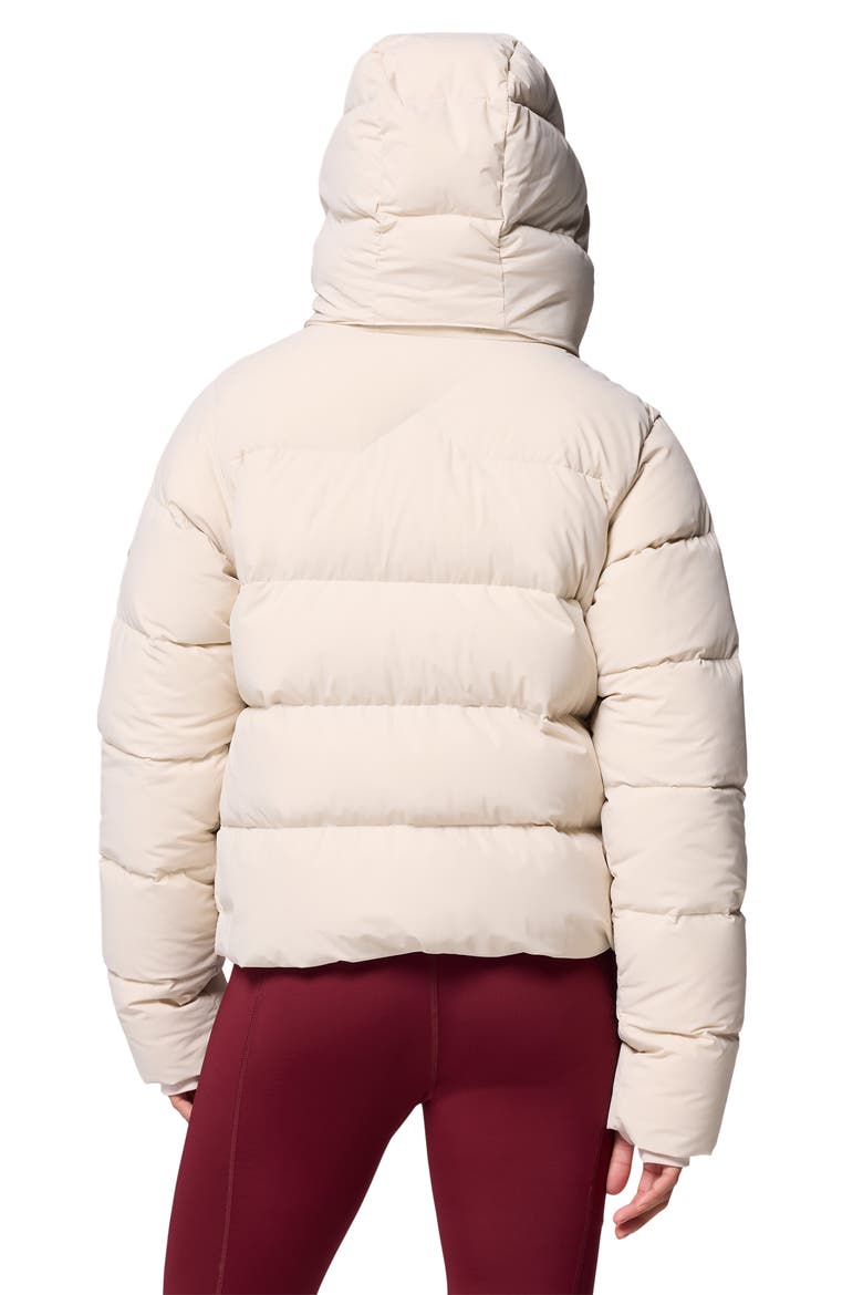 Amaze Puff Hooded Jacket, Alternate, color, DARK STONE