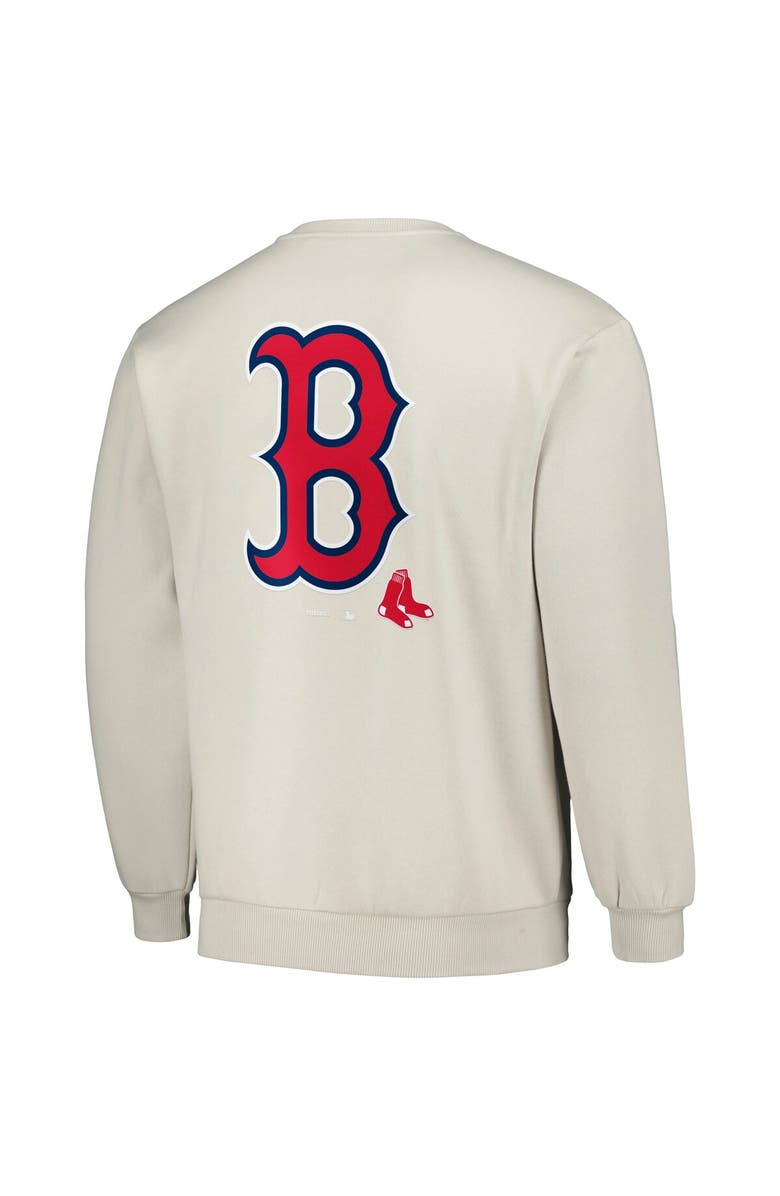 PLEASURES Men's PLEASURES Gray Boston Red Sox Ballpark Pullover Sweatshirt, Alternate, color, Gray