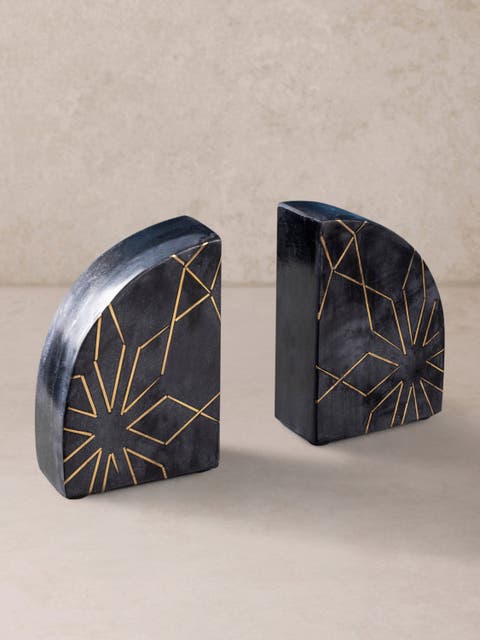 Enchant Marble Bookends