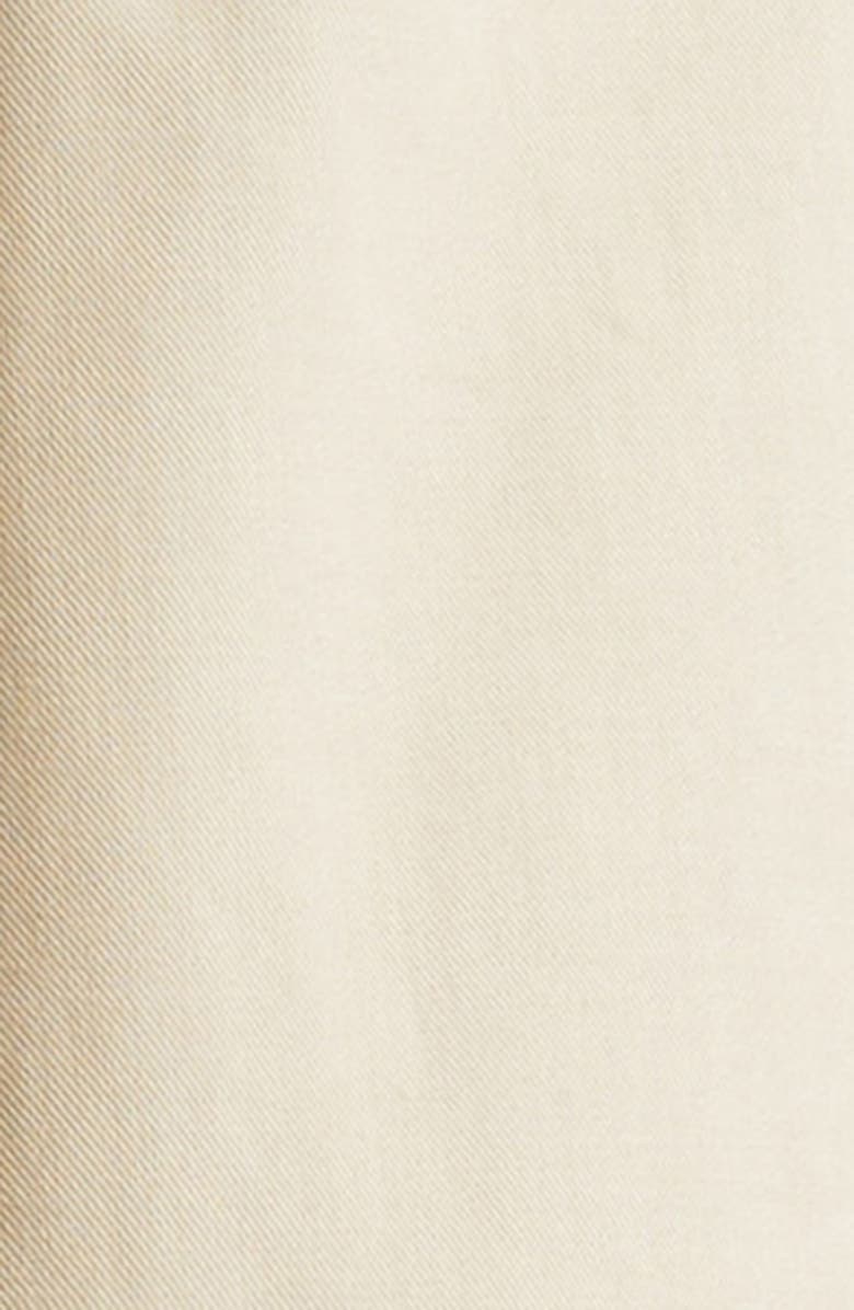 Balmain Belted Cotton Gabardine Miniskirt, Alternate, color, 0Fk Beige