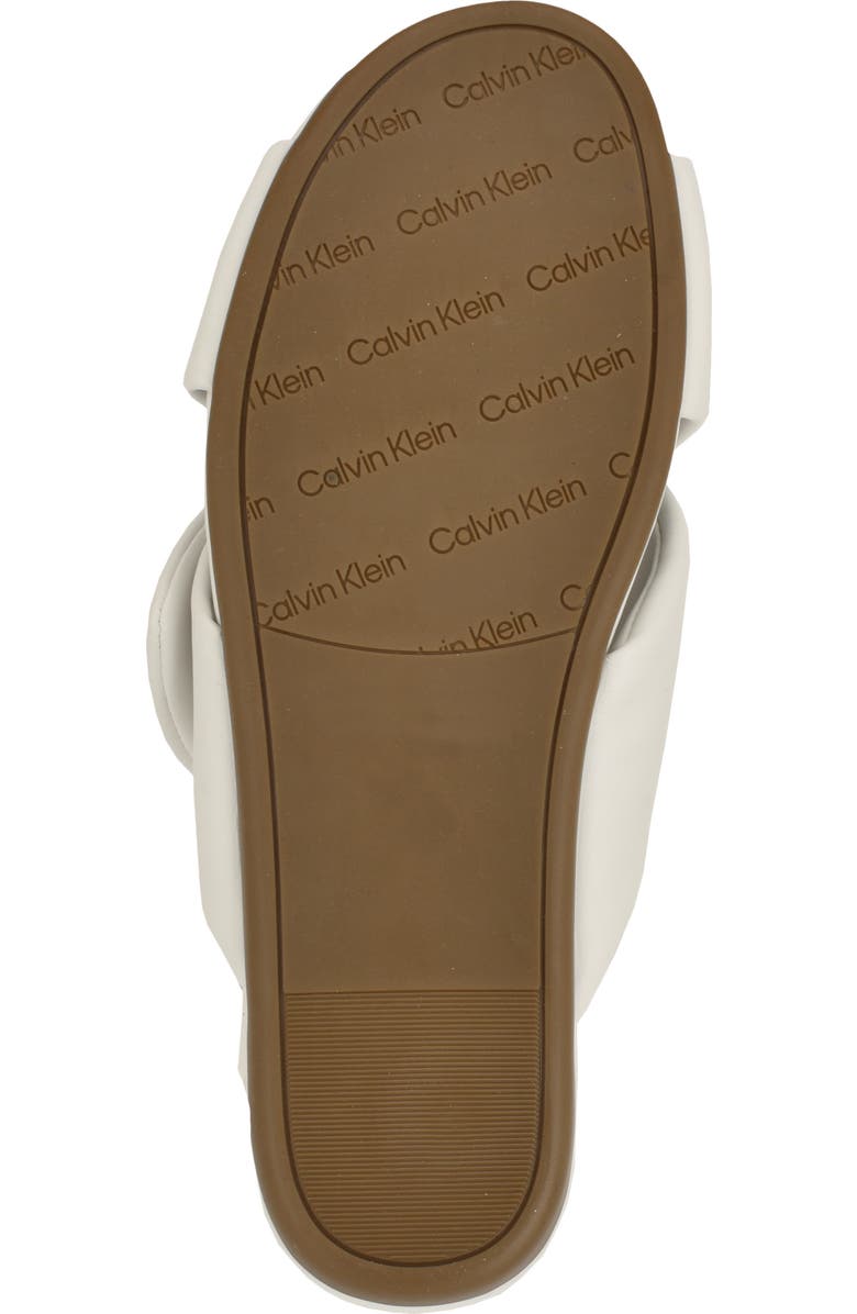 Calvin Klein Renley Slide Sandal, Alternate, color, White