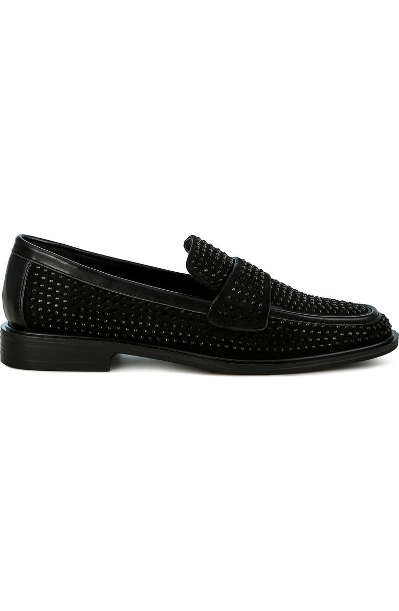 LONDON RAG Hobbs Studded Loafer, Alternate, color, Black