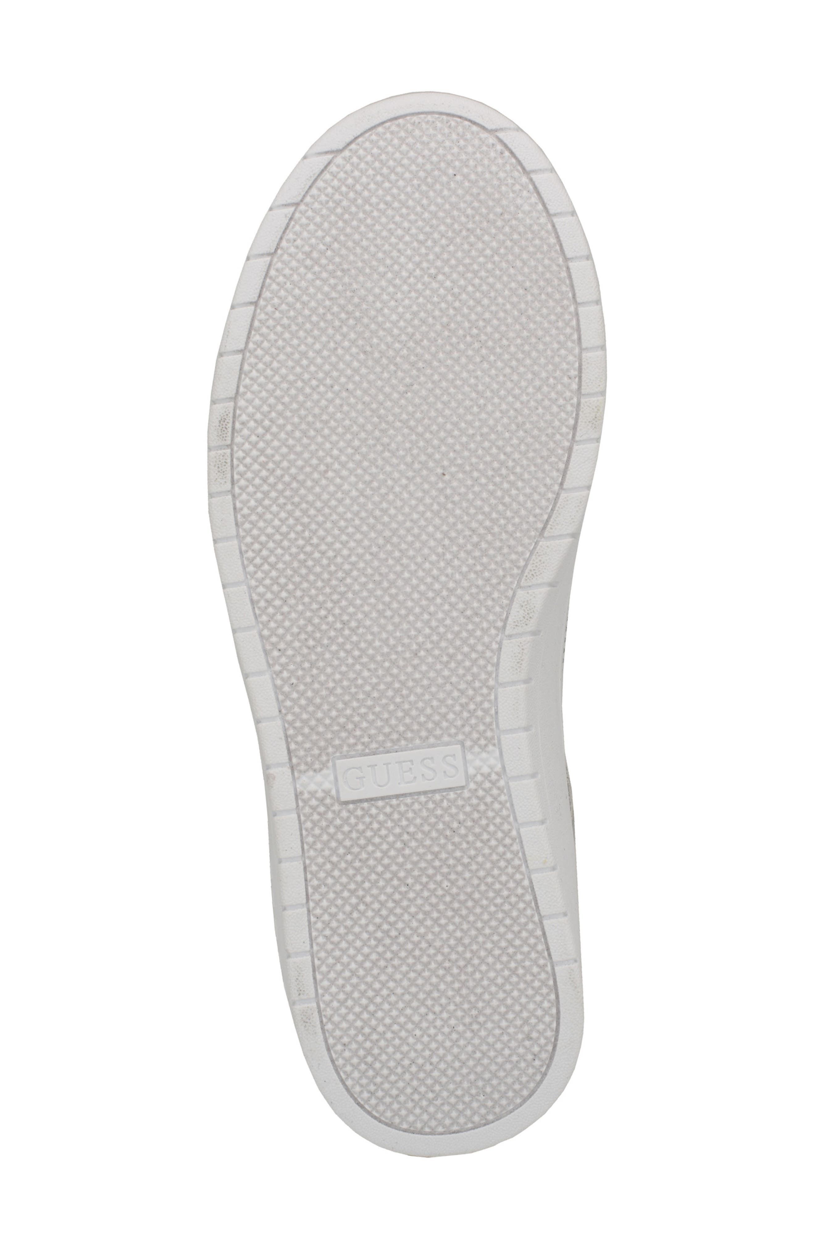 GUESS Lennza Metallic Rhinestone Platform Sneaker, Alternate, color, 
