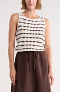 Halogen® Stripe Sweater Tank