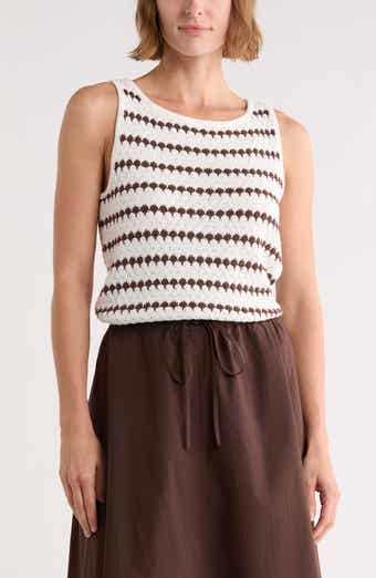 Stripe Sweater Tank